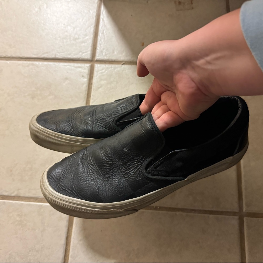 LEATHER VANS
